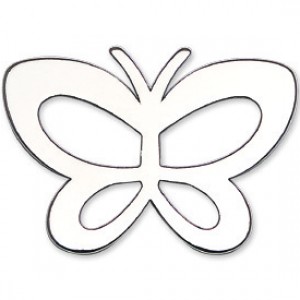 μεταλλική πεταλούδα 5x3,7cm